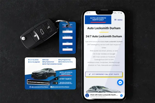 Mock-up Design Auto Locksmith North East UK