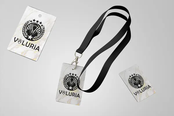 Logo Firma de Paza Valuria – Badge Design Profesional
