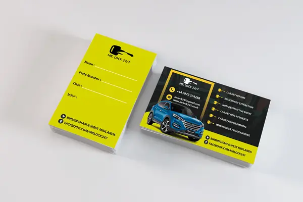 Carte de Vizita Mr Lock – Design Profesional pentru Servicii Lacatuserie