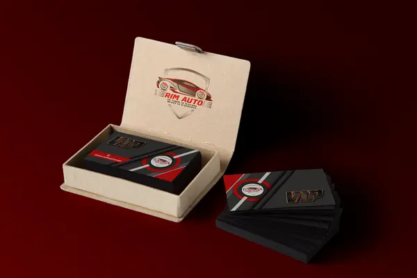 Card VIP pentru clienti Rim Auto Service – design profesional